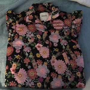 Floral Puffer Vest